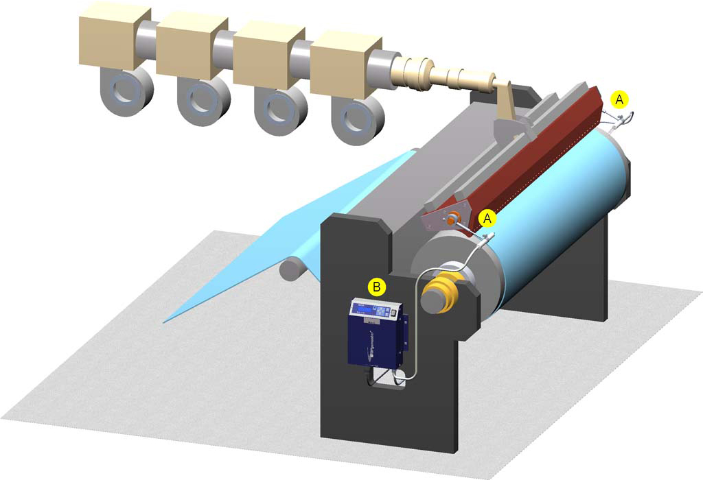 Electrostatic_edge_pinning_on_cast_film_line